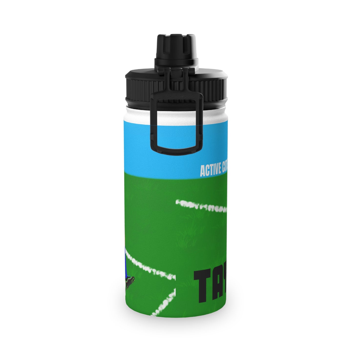 Active Cutie Soccer Stainless Steel Water Bottle (PICK YOUR SKIN TONE)