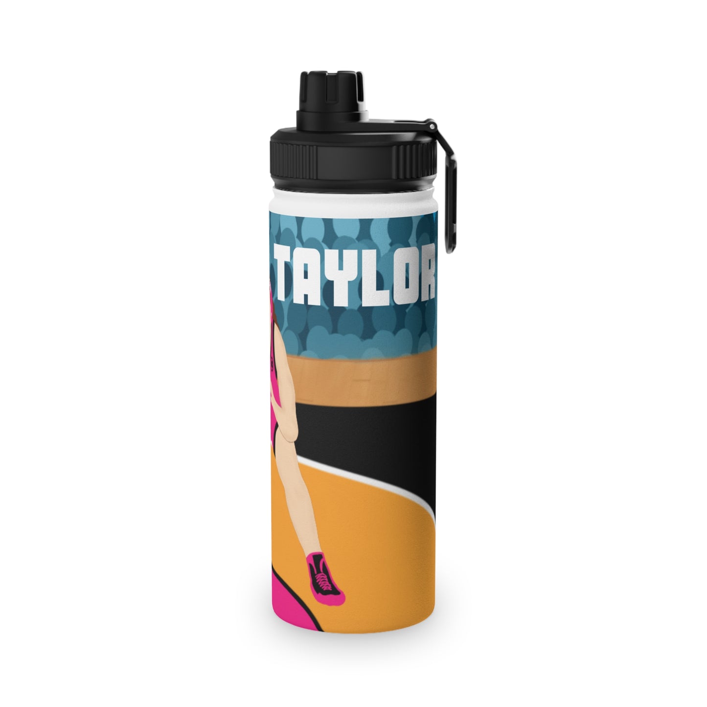 Active Cutie Wrestling Stainless Steel Water Bottle (PICK YOUR SKIN TONE)