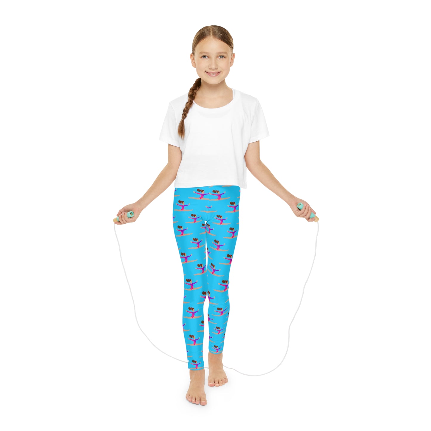 Active Cutie Gymnastics Kid's Leggings (PICK YOUR SKIN TONE)