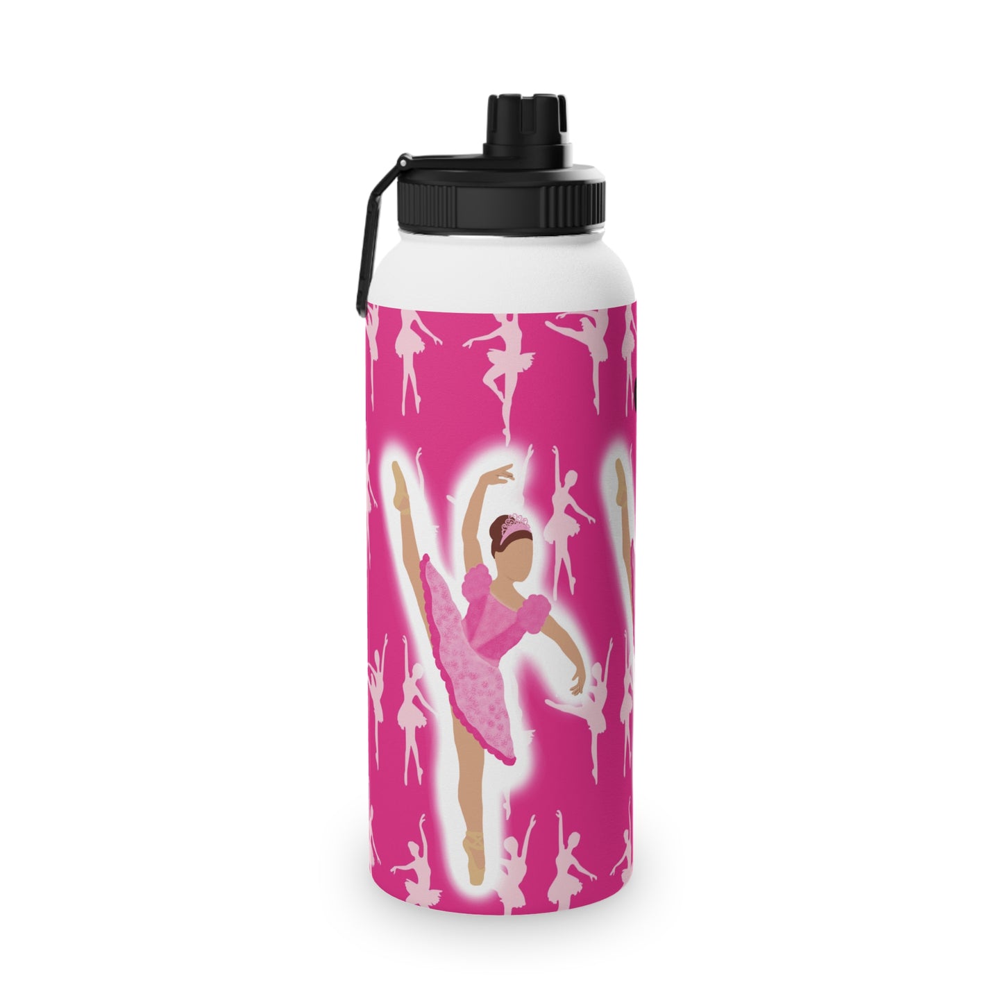 Active Cutie Ballet/Dance Stainless Steel Water Bottle (PICK YOUR SKIN TONE)