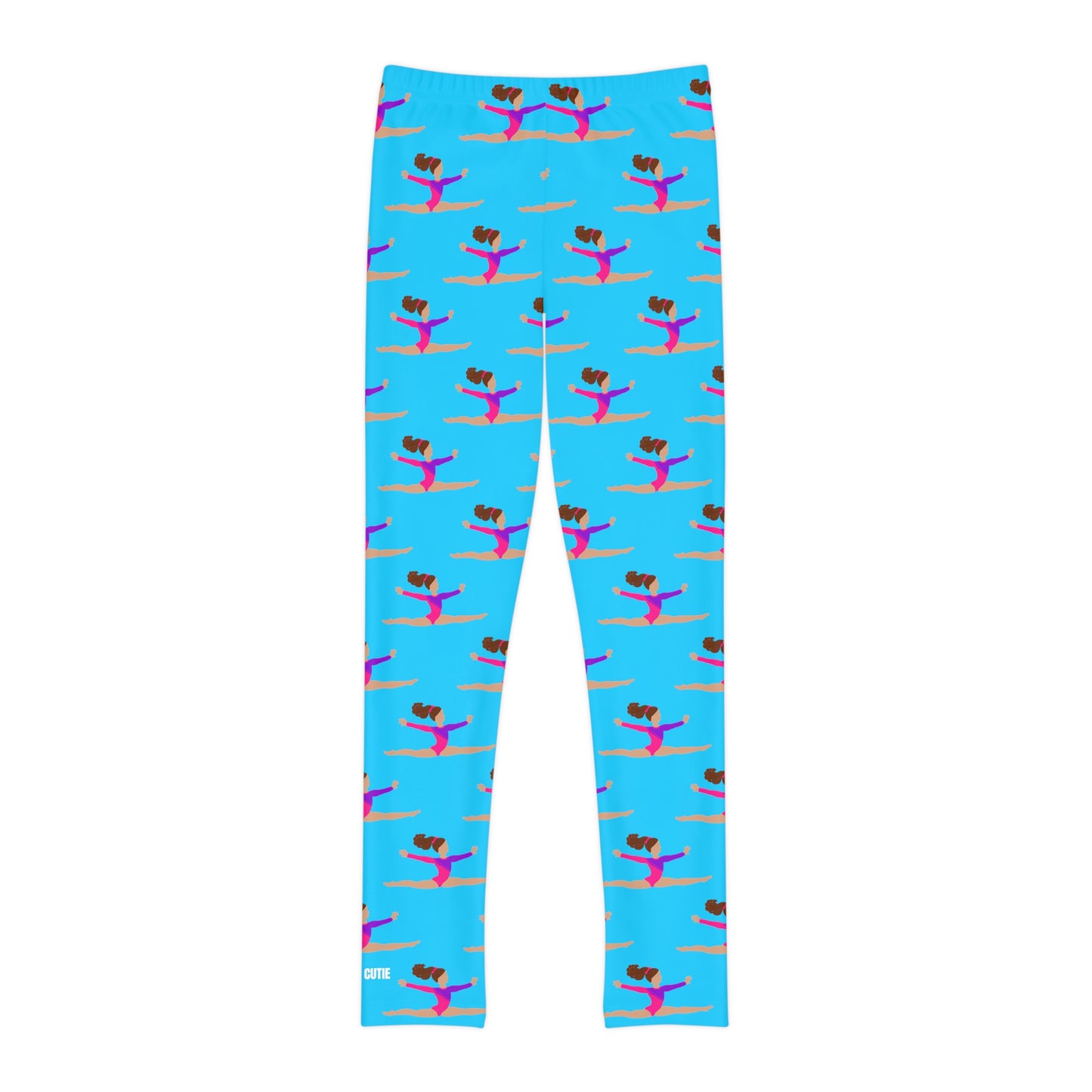 Active Cutie Gymnastics Kid's Leggings (PICK YOUR SKIN TONE)