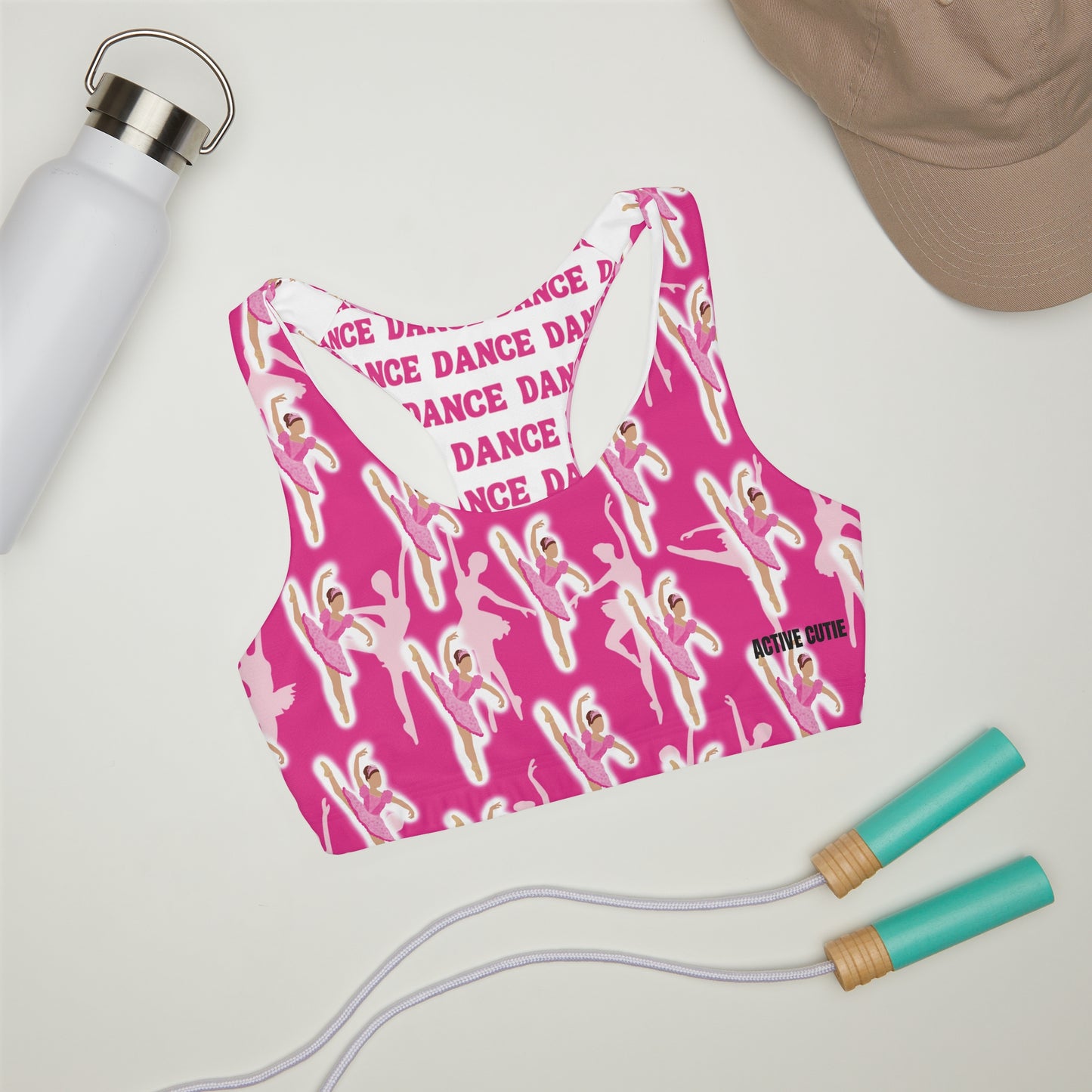 Active Cutie Ballet/Dance Kid's Double Lined Sports Bra (PICK YOUR SKIN TONE)