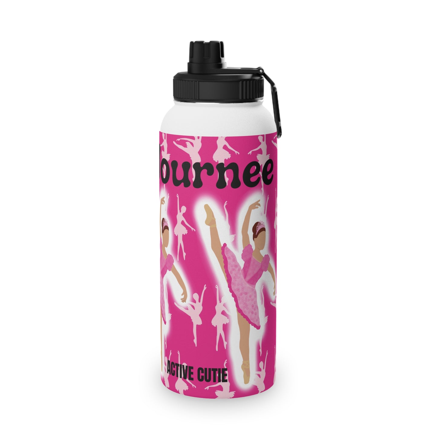 Active Cutie Ballet/Dance Stainless Steel Water Bottle (PICK YOUR SKIN TONE)