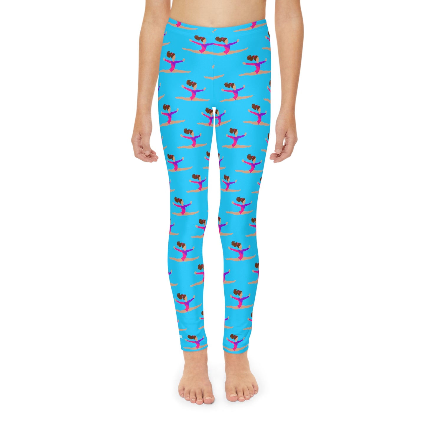 Active Cutie Gymnastics Kid's Leggings (PICK YOUR SKIN TONE)