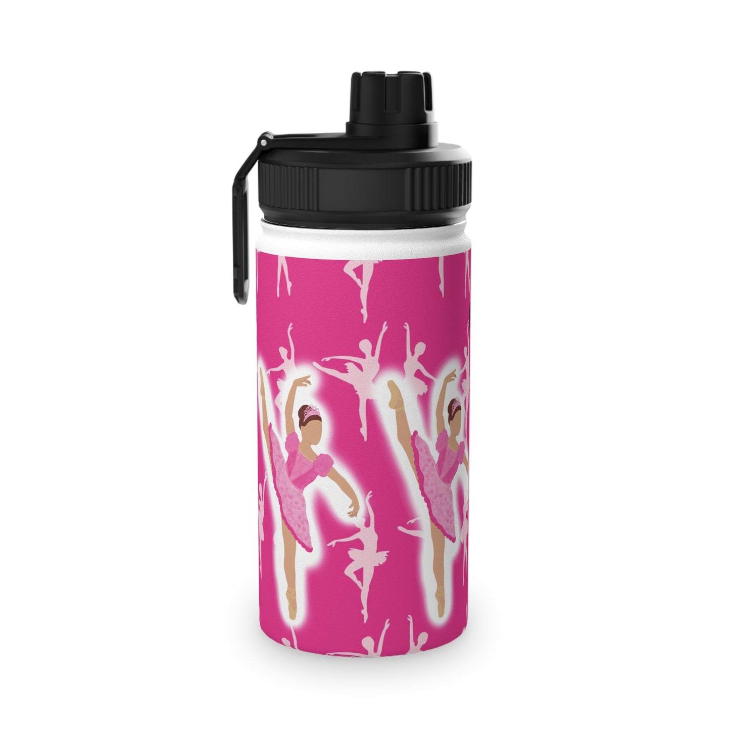 Active Cutie Ballet/Dance Stainless Steel Water Bottle (PICK YOUR SKIN TONE)