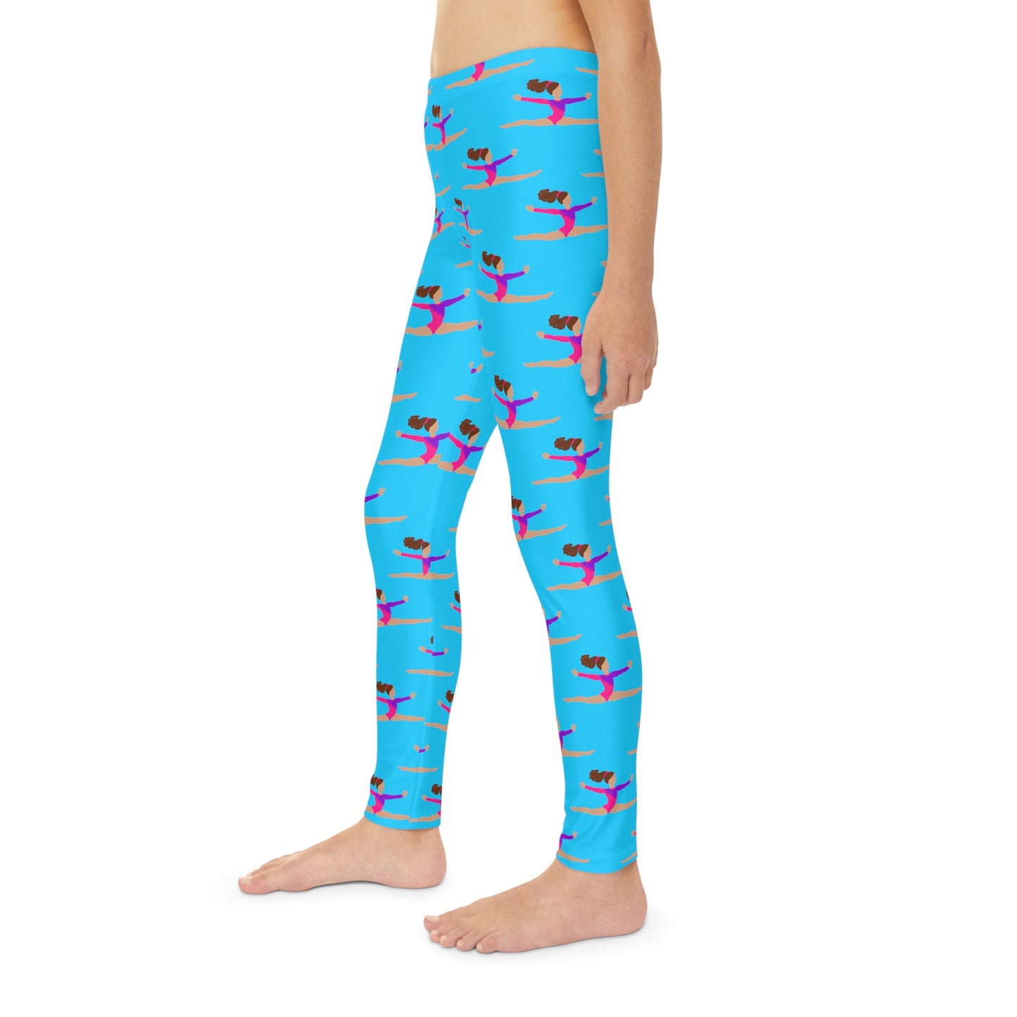 Active Cutie Gymnastics Kid's Leggings (PICK YOUR SKIN TONE)
