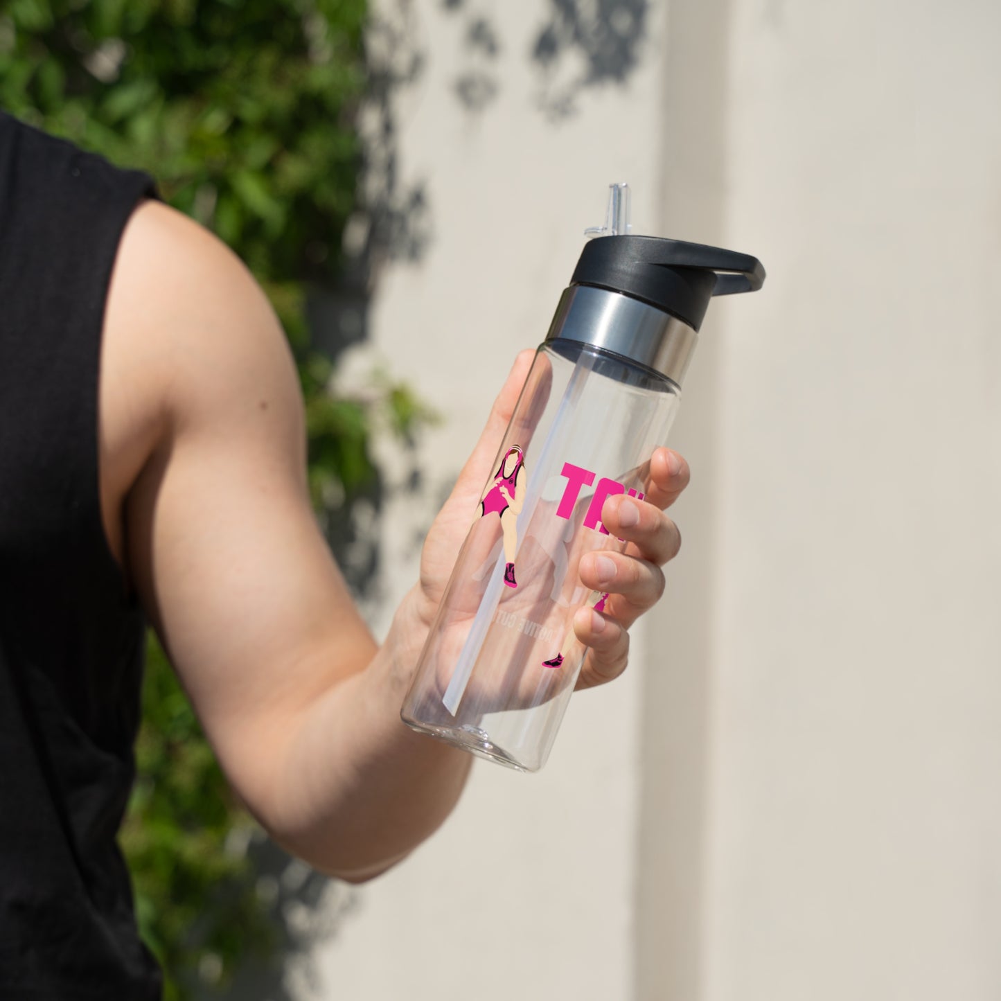 Active Cutie Wrestling Kensington Tritan™ Sport Bottle, 20oz (Pick Your Skin Tone)