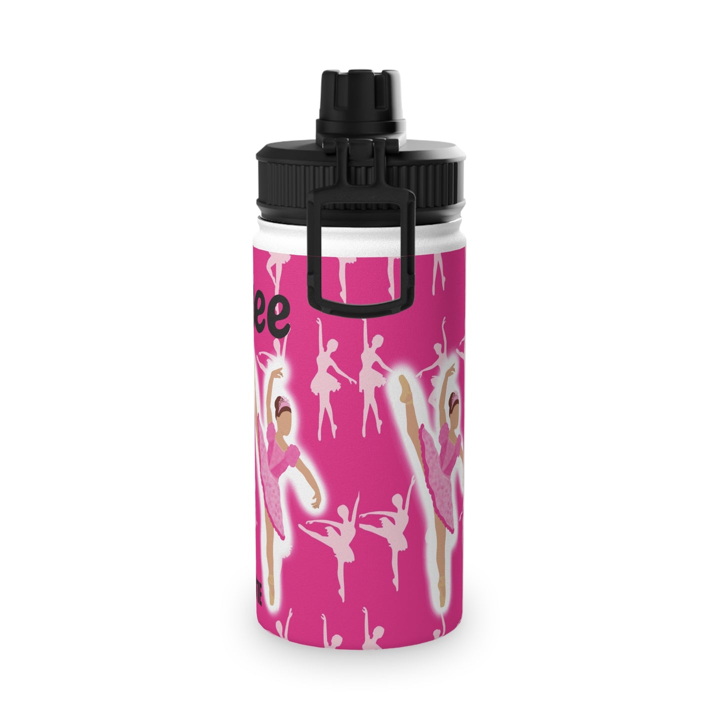Active Cutie Ballet/Dance Stainless Steel Water Bottle (PICK YOUR SKIN TONE)