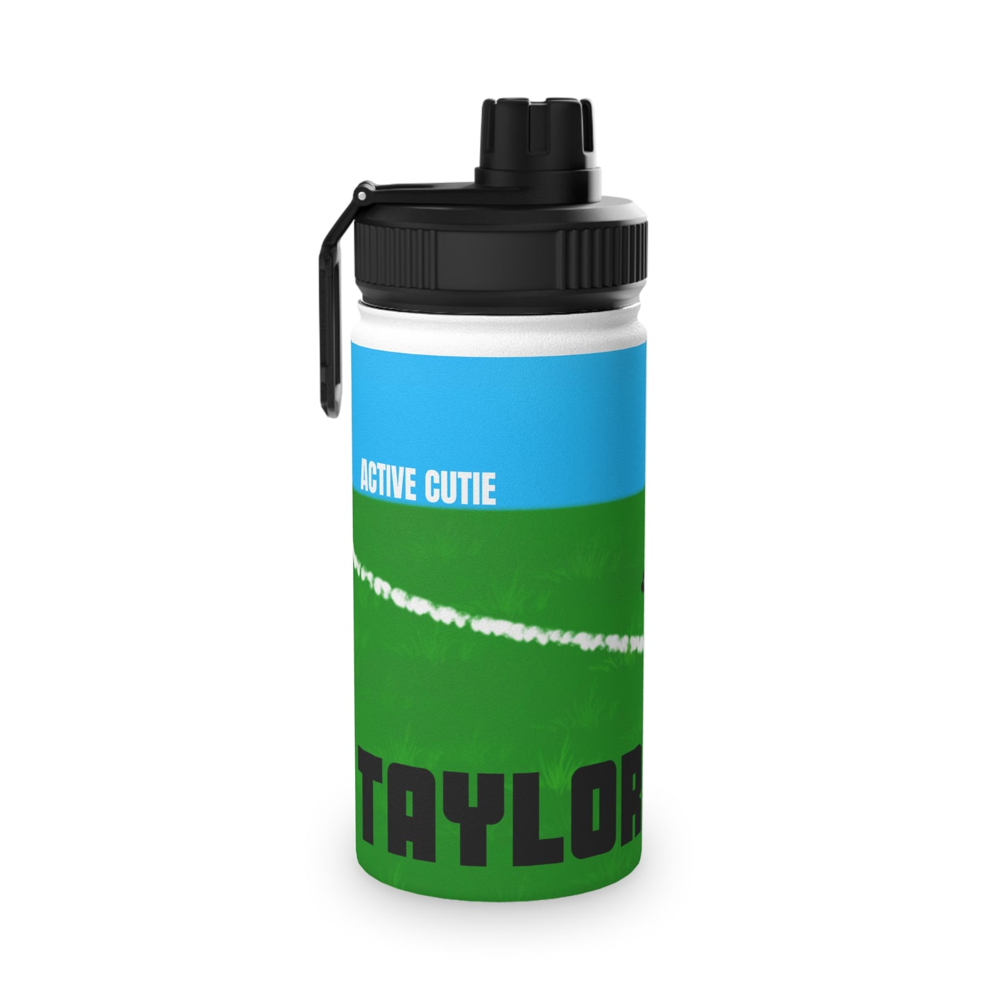 Active Cutie Soccer Stainless Steel Water Bottle (PICK YOUR SKIN TONE)