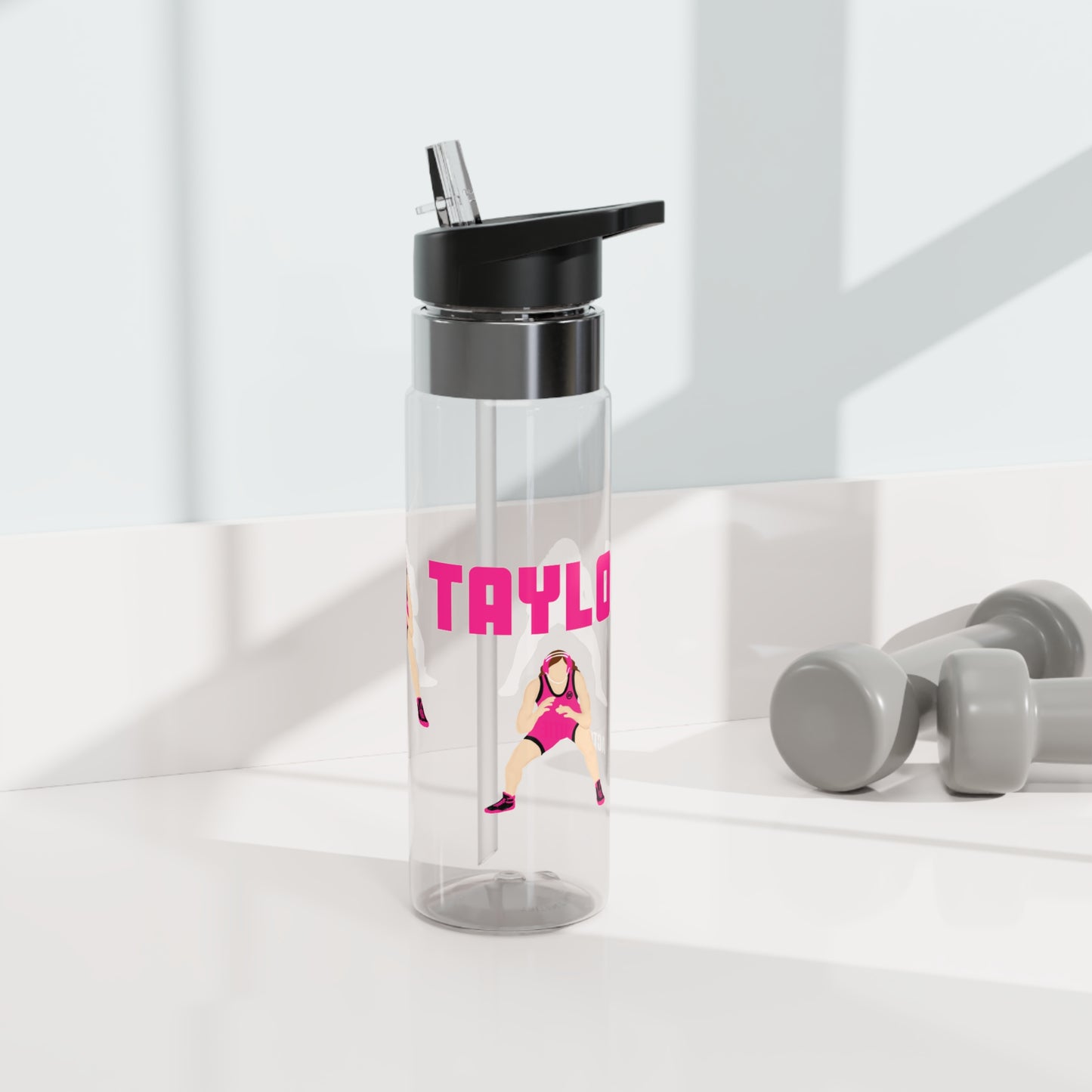Active Cutie Wrestling Kensington Tritan™ Sport Bottle, 20oz (Pick Your Skin Tone)