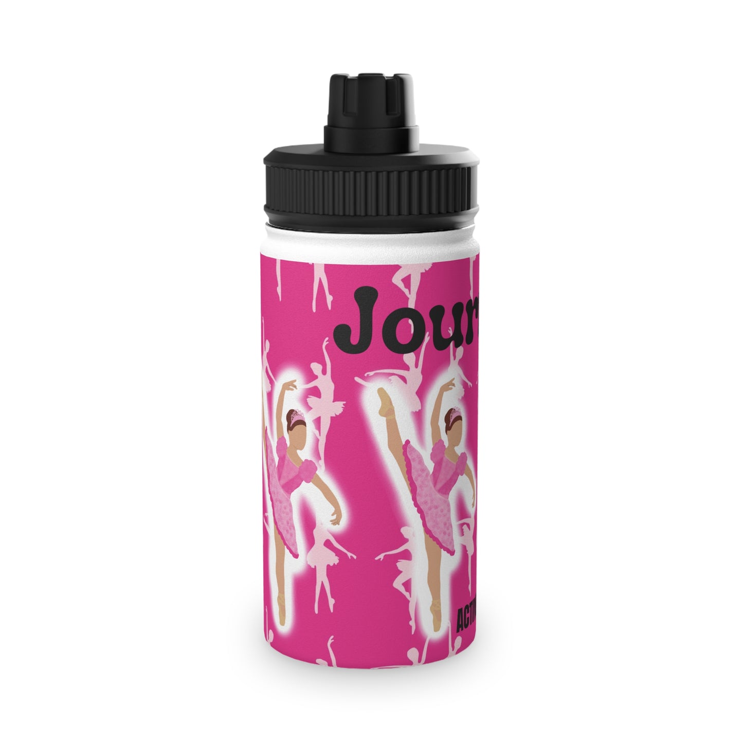 Active Cutie Ballet/Dance Stainless Steel Water Bottle (PICK YOUR SKIN TONE)