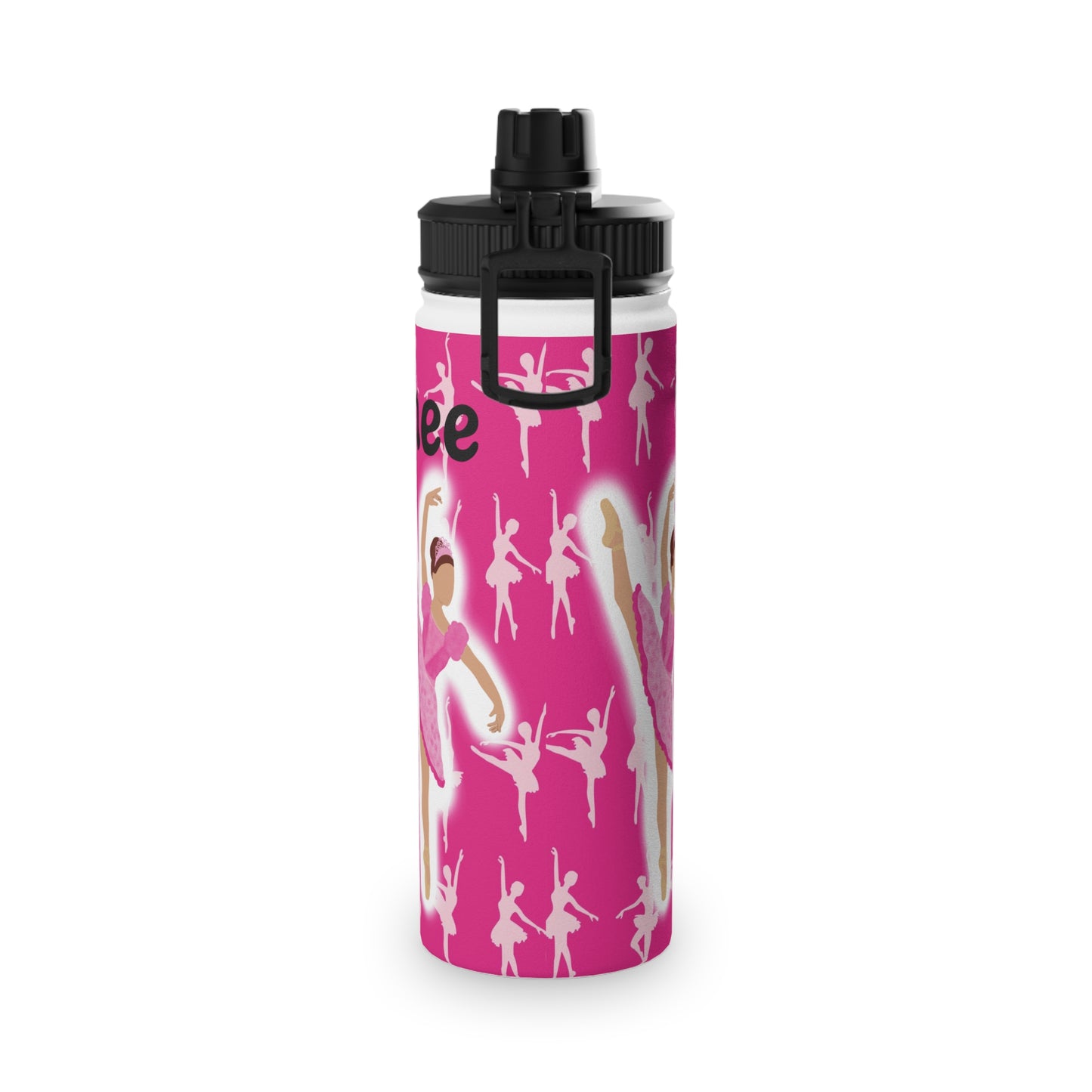 Active Cutie Ballet/Dance Stainless Steel Water Bottle (PICK YOUR SKIN TONE)