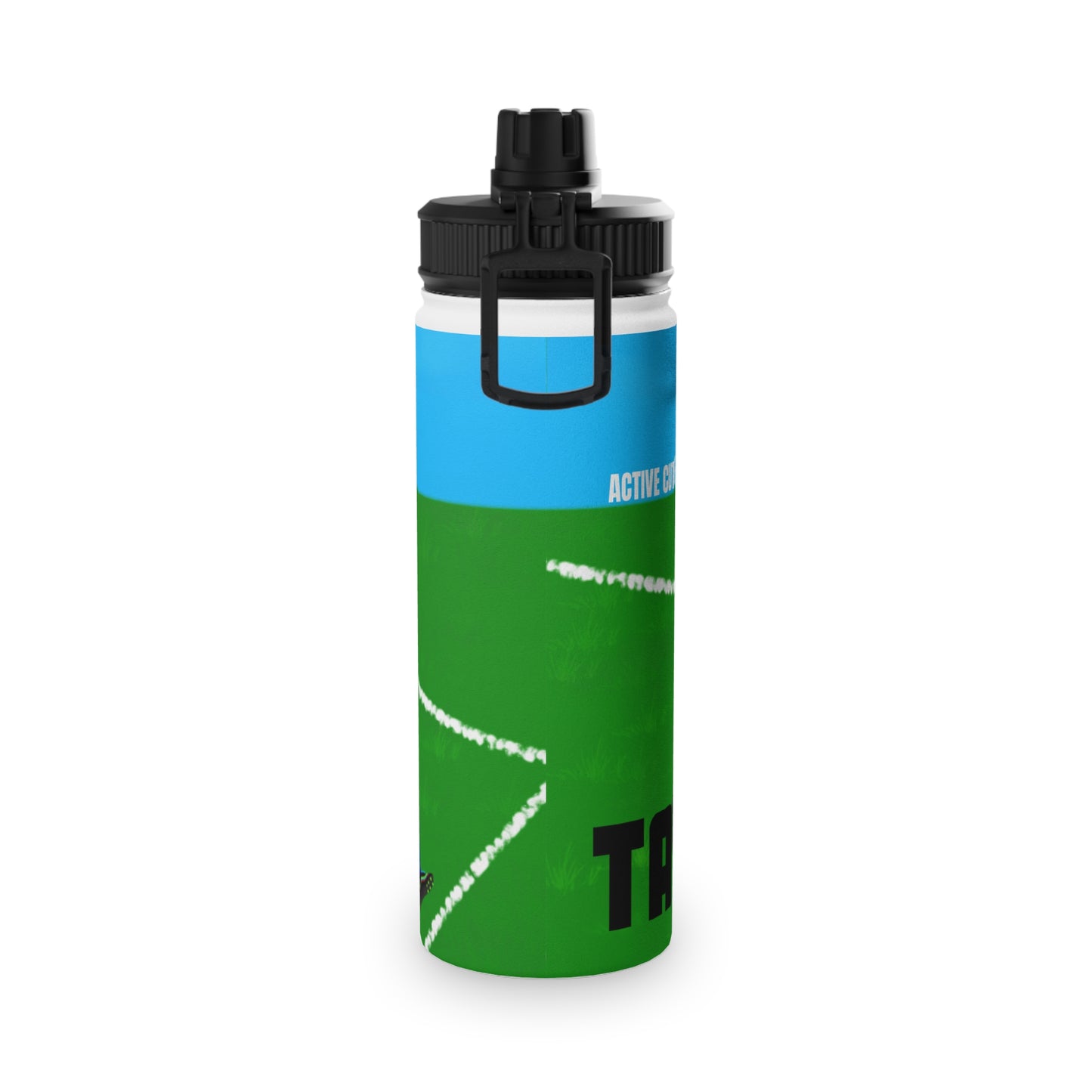 Active Cutie Soccer Stainless Steel Water Bottle (PICK YOUR SKIN TONE)