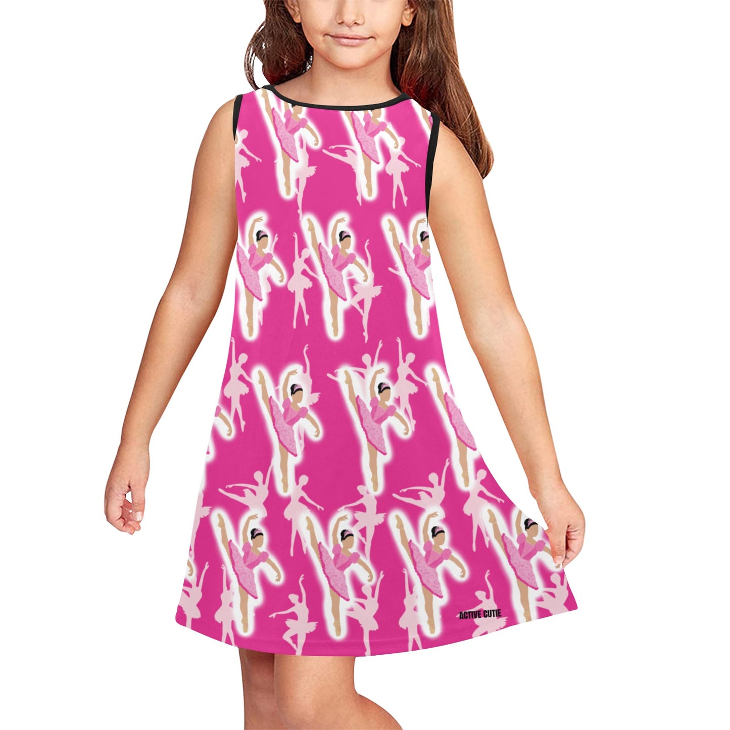 Active Cutie Ballet/Dance Kid's Dress (PICK YOUR SKIN TONE)