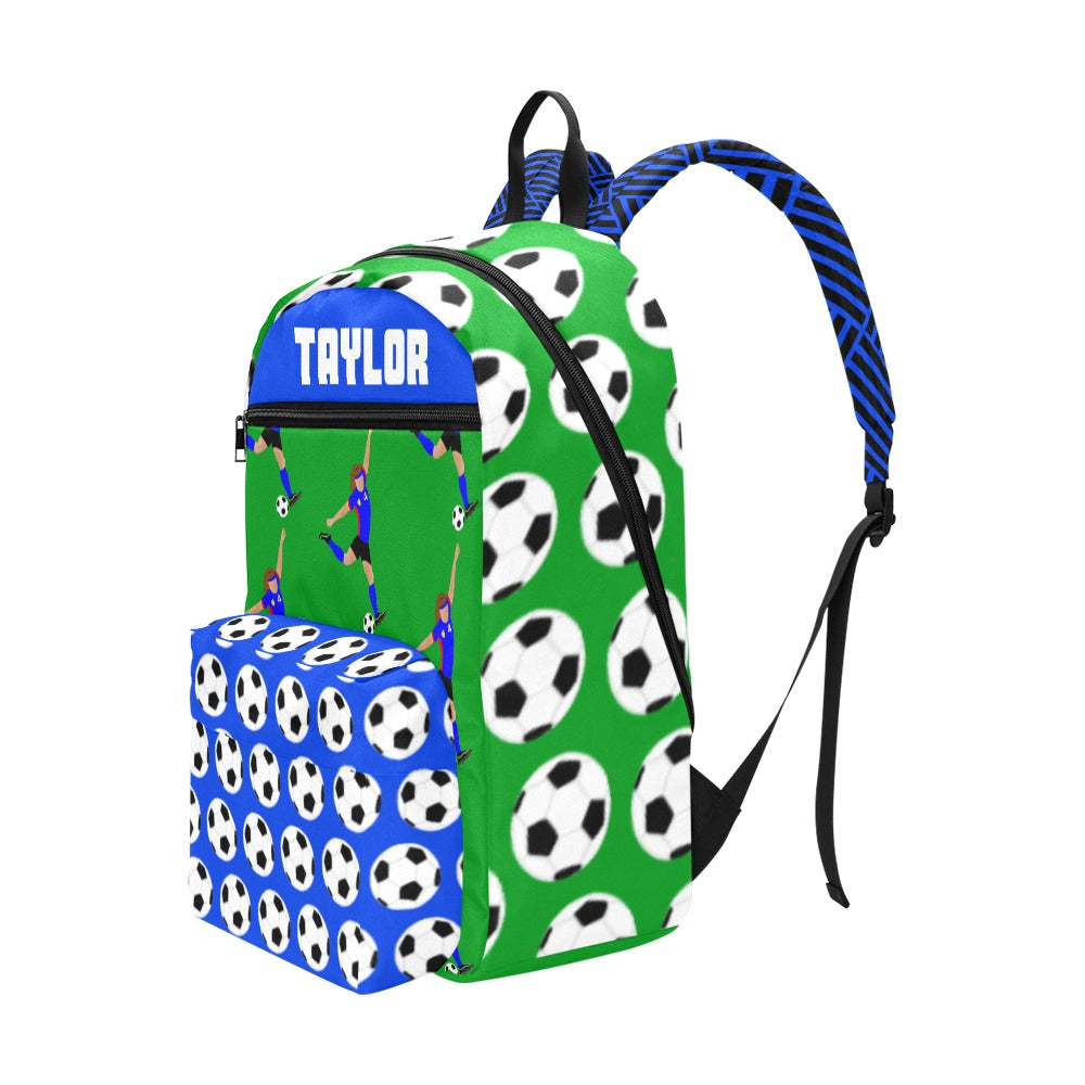 Active Cutie Soccer Large Capacity Backpack (PICK YOUR SKIN TONE)