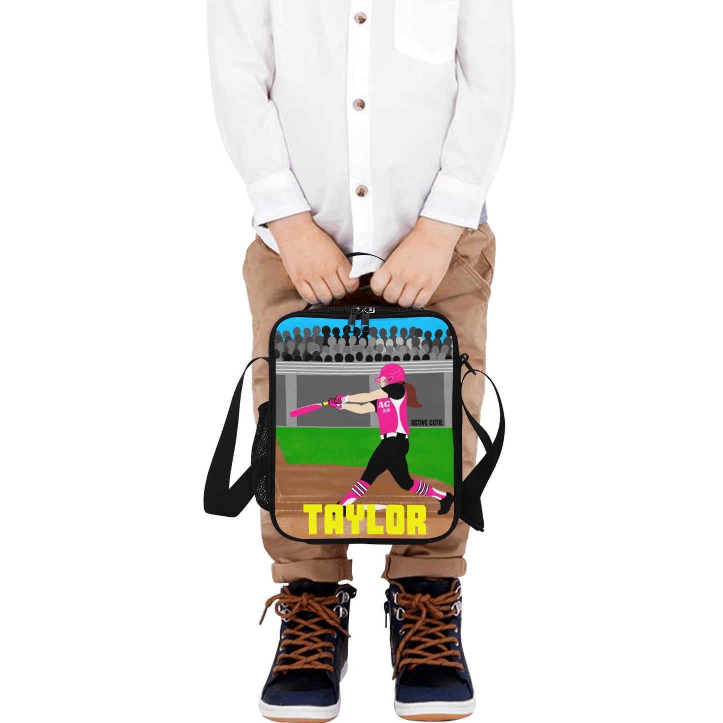 Active Cutie Softball Lunch Bag (PICK YOUR SKIN TONE)