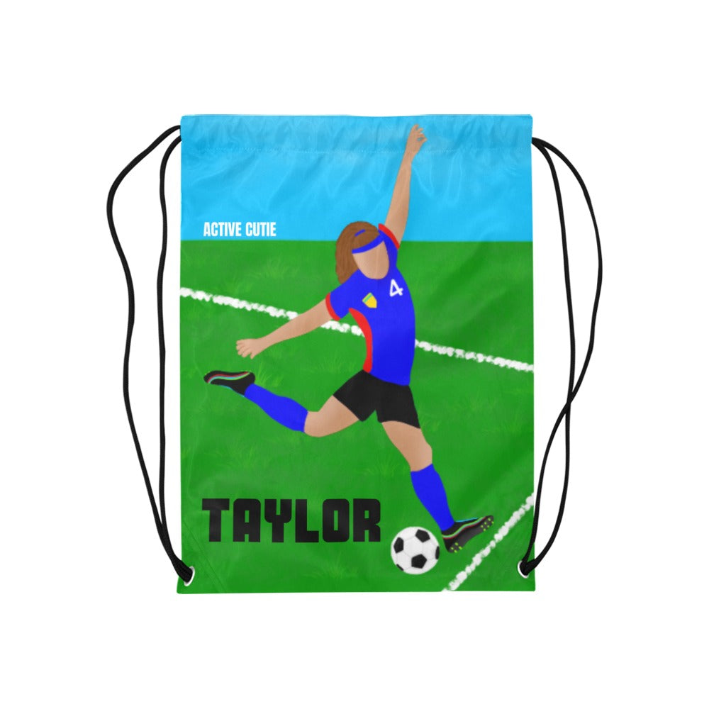 Active Cutie Soccer Drawstring Bag (PICK YOUR SKIN TONE)