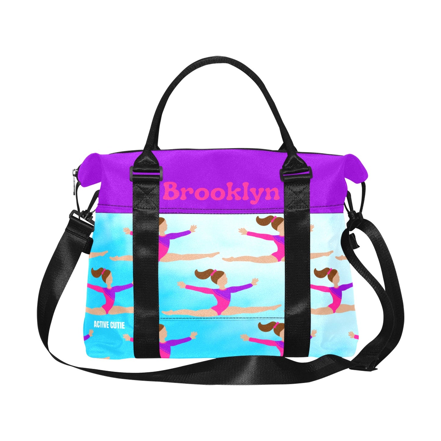Active Cutie Gymnastics Large Capacity Duffle Bag (PICK YOUR SKIN TONE)