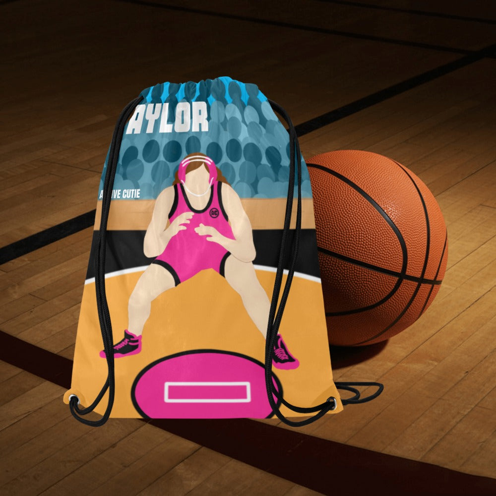 Active Cutie Wrestling Drawstring Bag (PICK YOUR SKIN TONE)
