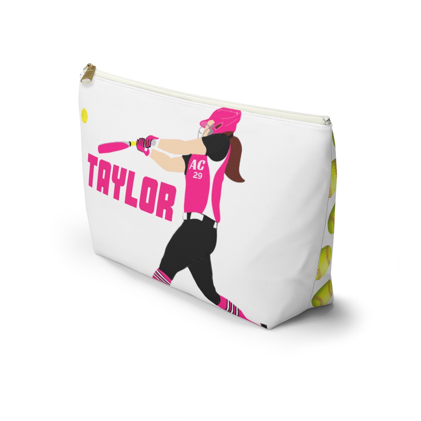Active Cutie Softball Accessory Pouch(PICK YOUR SKIN TONE)