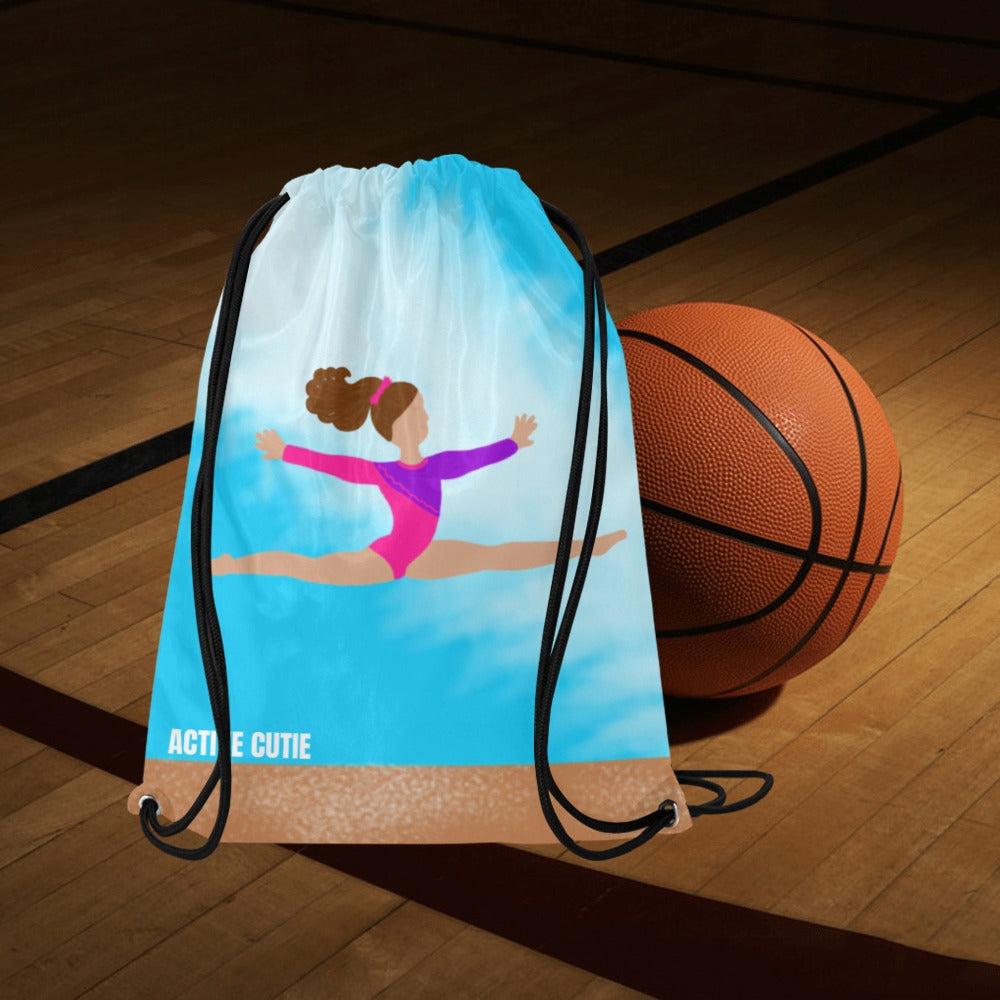 Active Cutie Gymnastics Drawstring Bag (PICK YOUR SKIN TONE)