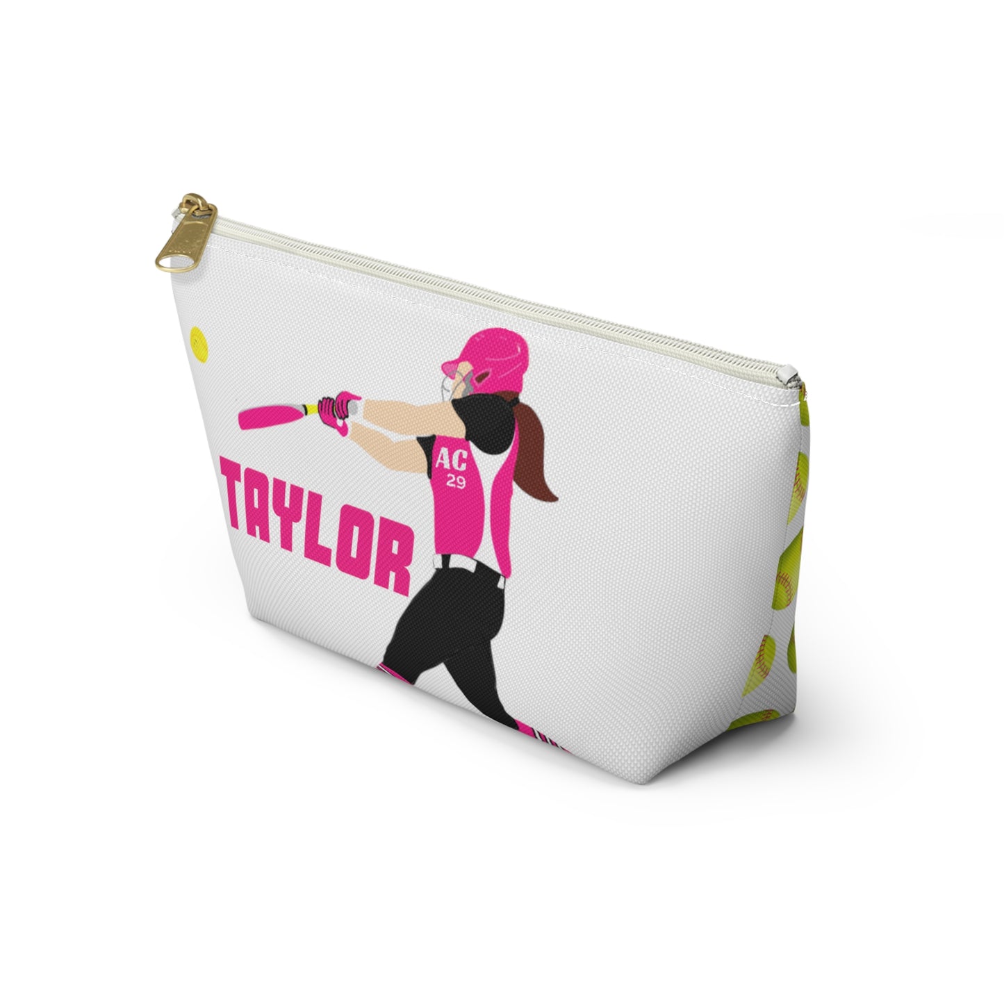 Active Cutie Softball Accessory Pouch(PICK YOUR SKIN TONE)