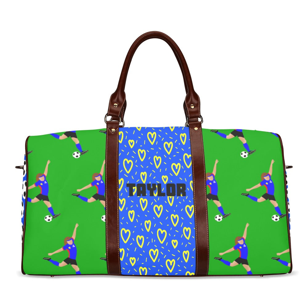 Active Cutie Soccer Love Travel Bag (PICK YOUR SKIN TONE)