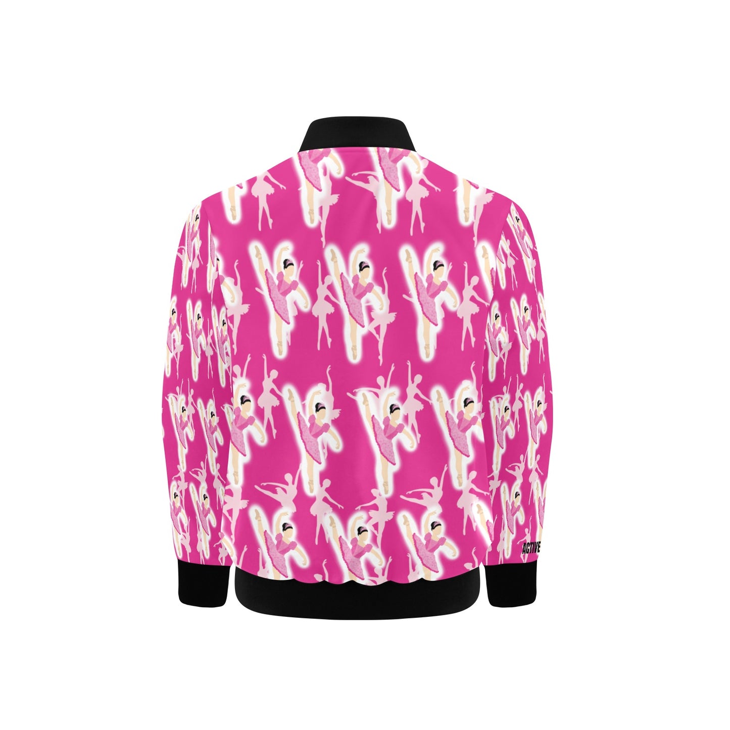 Active Cutie Ballet/Dance Kid's Bomber Jacket (PICK YOUR SKIN TONE)