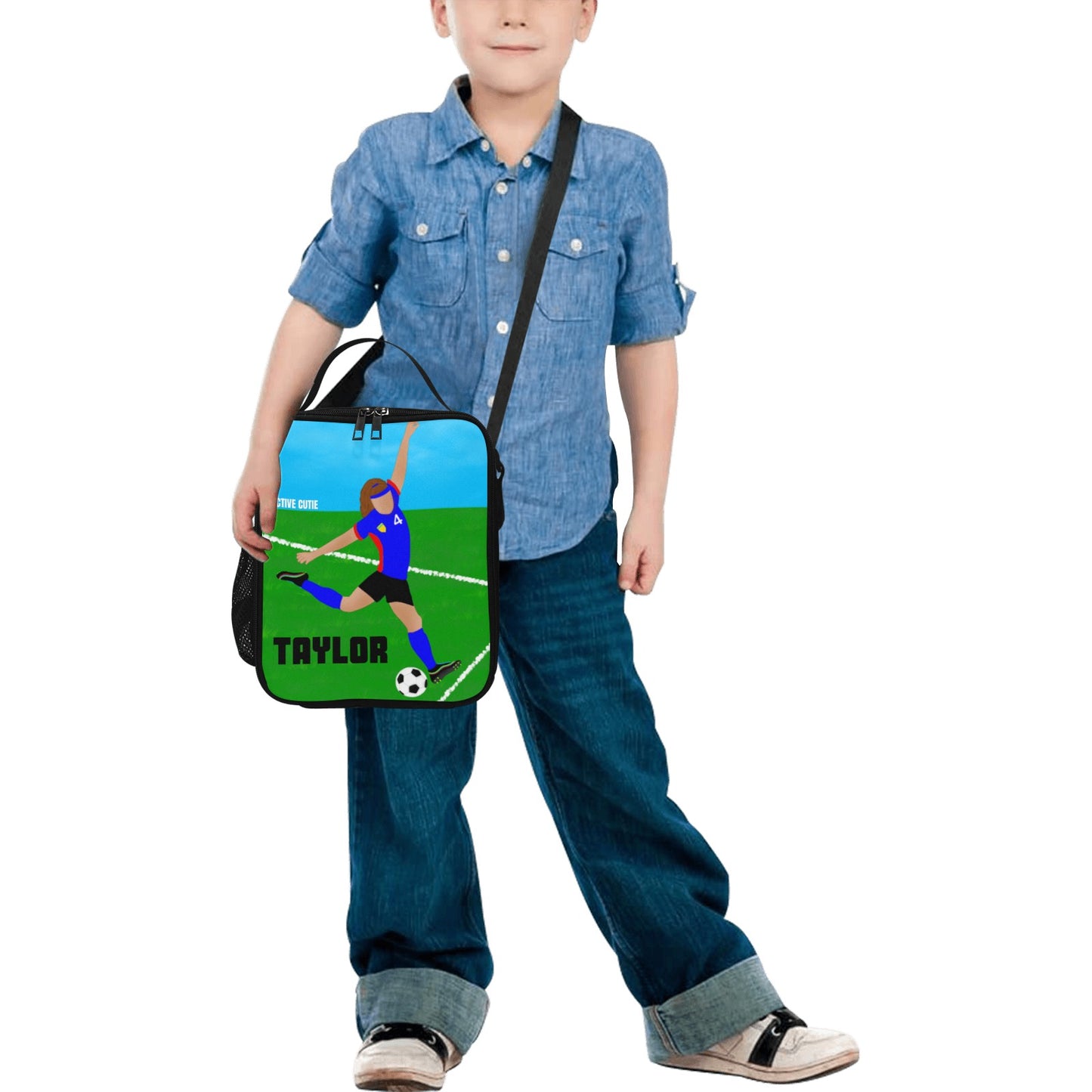 Active Cutie Soccer Lunch Bag (PICK YOUR SKIN TONE)