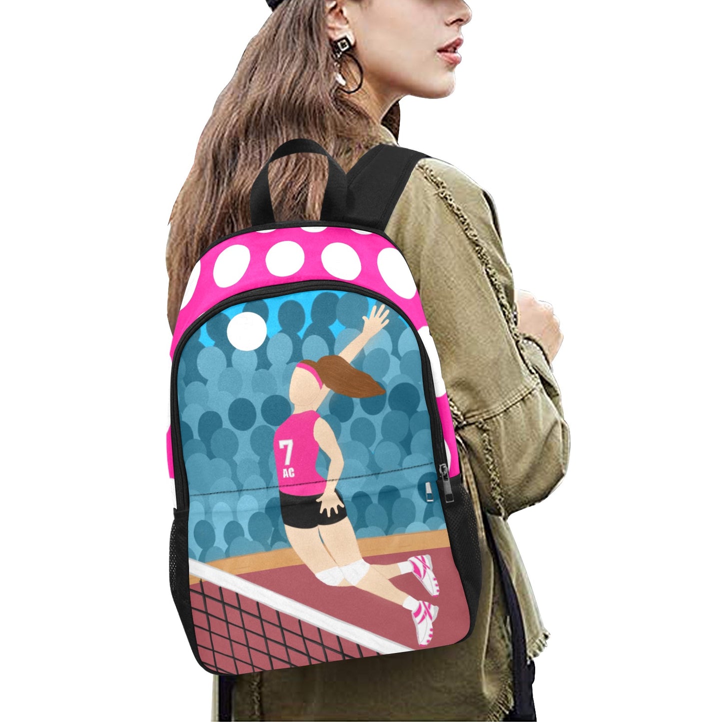 Active Cutie Volleyball Backpack (PICK YOUR SKIN TONE)