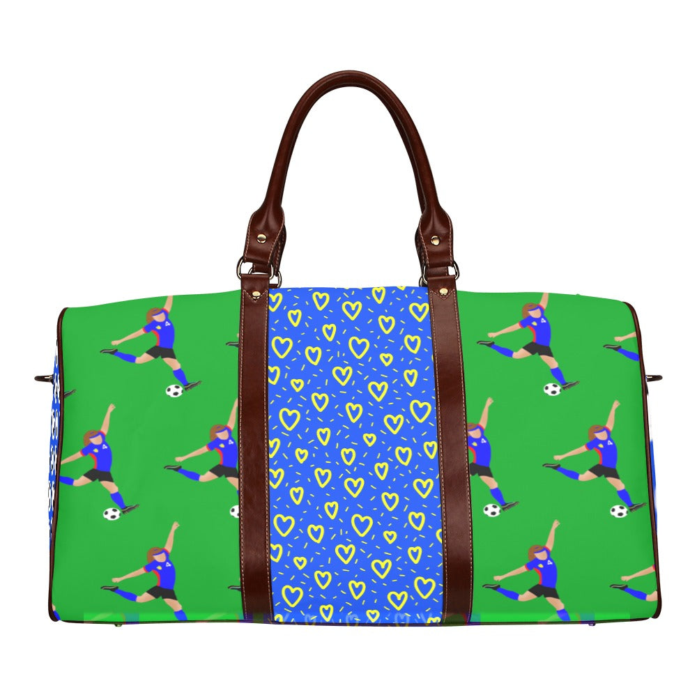 Active Cutie Soccer Love Travel Bag (PICK YOUR SKIN TONE)