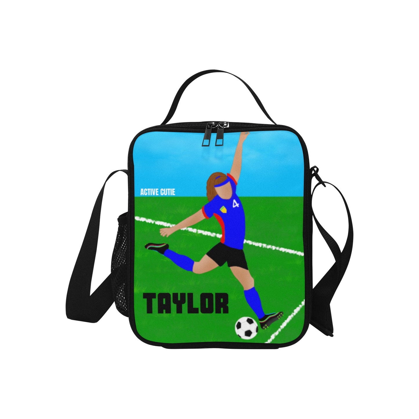 Active Cutie Soccer Lunch Bag (PICK YOUR SKIN TONE)