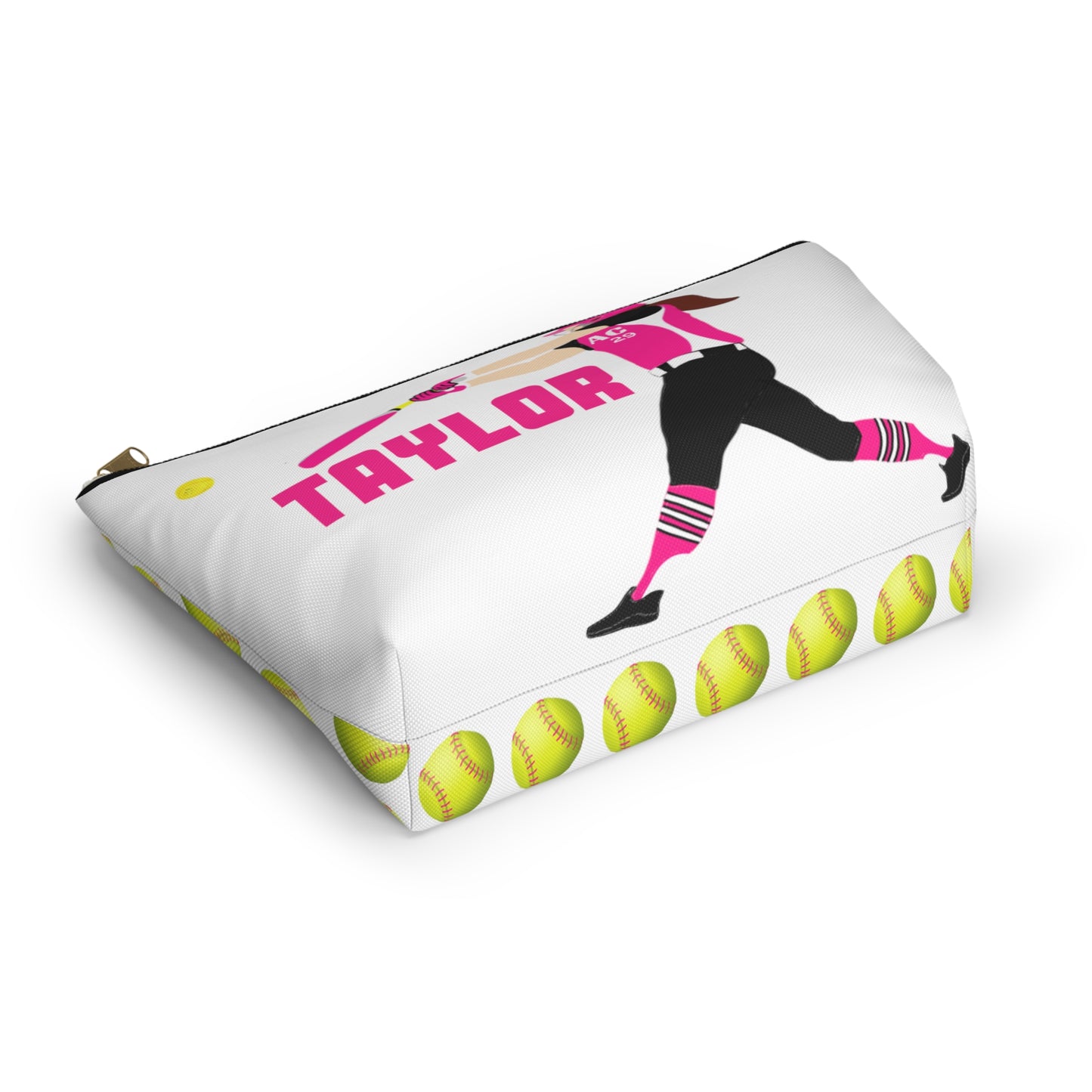 Active Cutie Softball Accessory Pouch(PICK YOUR SKIN TONE)