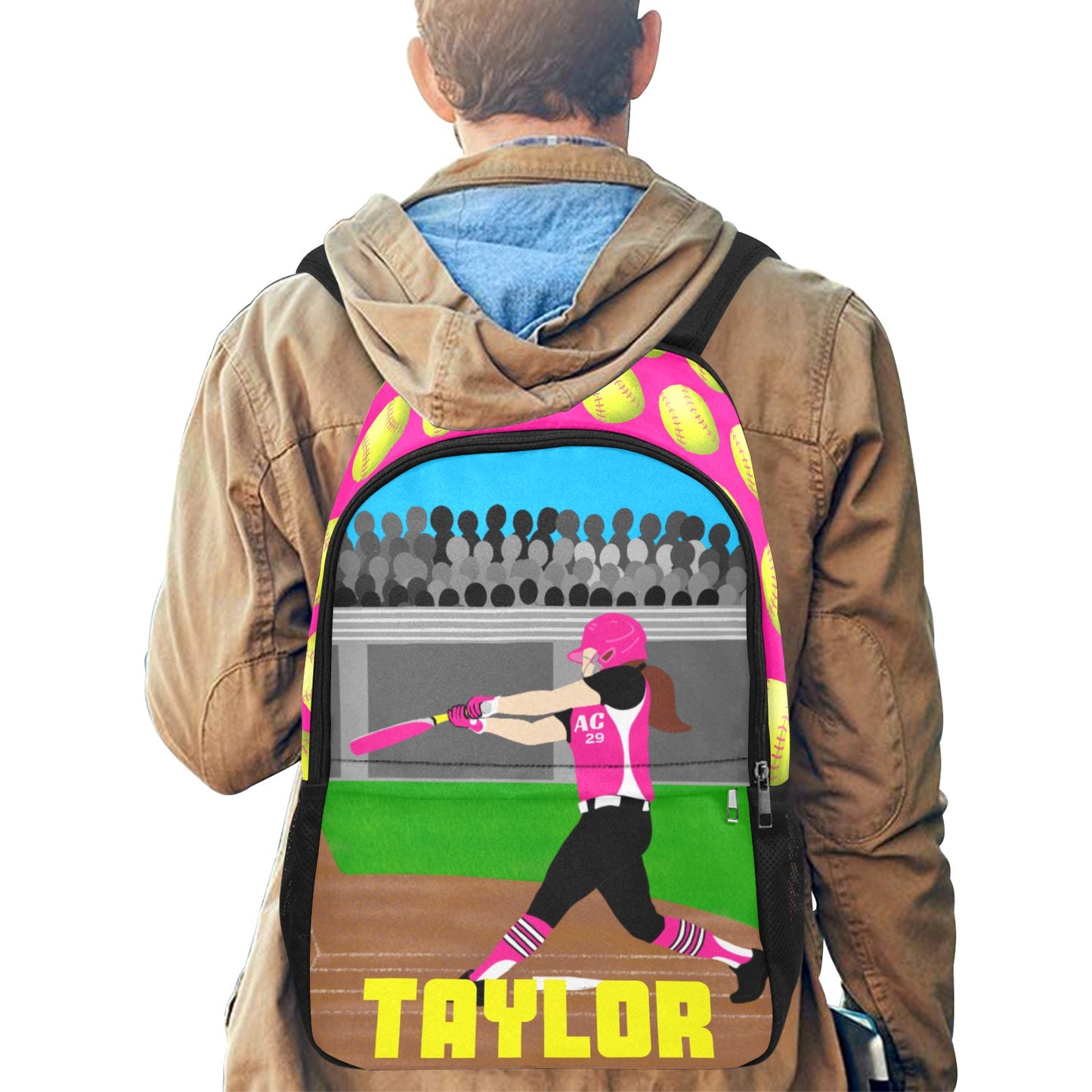 Active Cutie Softball Backpack (PICK YOUR SKIN TONE)