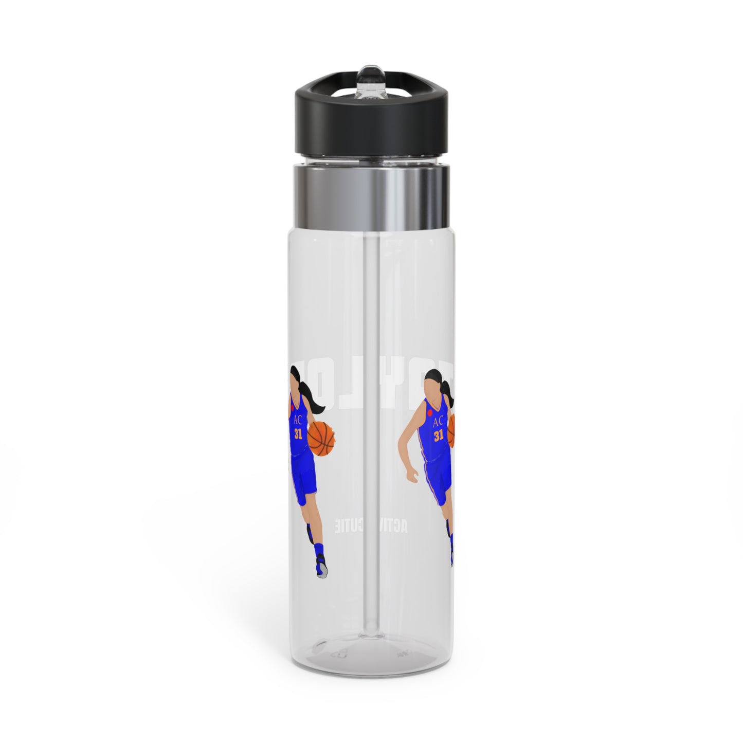 Active Cutie Basketball Kensington Tritan™ Sport Bottle, 20oz (Pick Your Skin Tone)