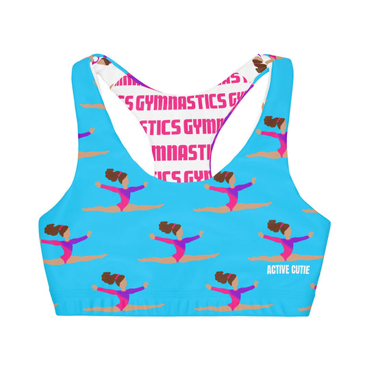Active Cutie Gymnastics Kid's Double Lined Sports Bra (PICK YOUR SKIN TONE)