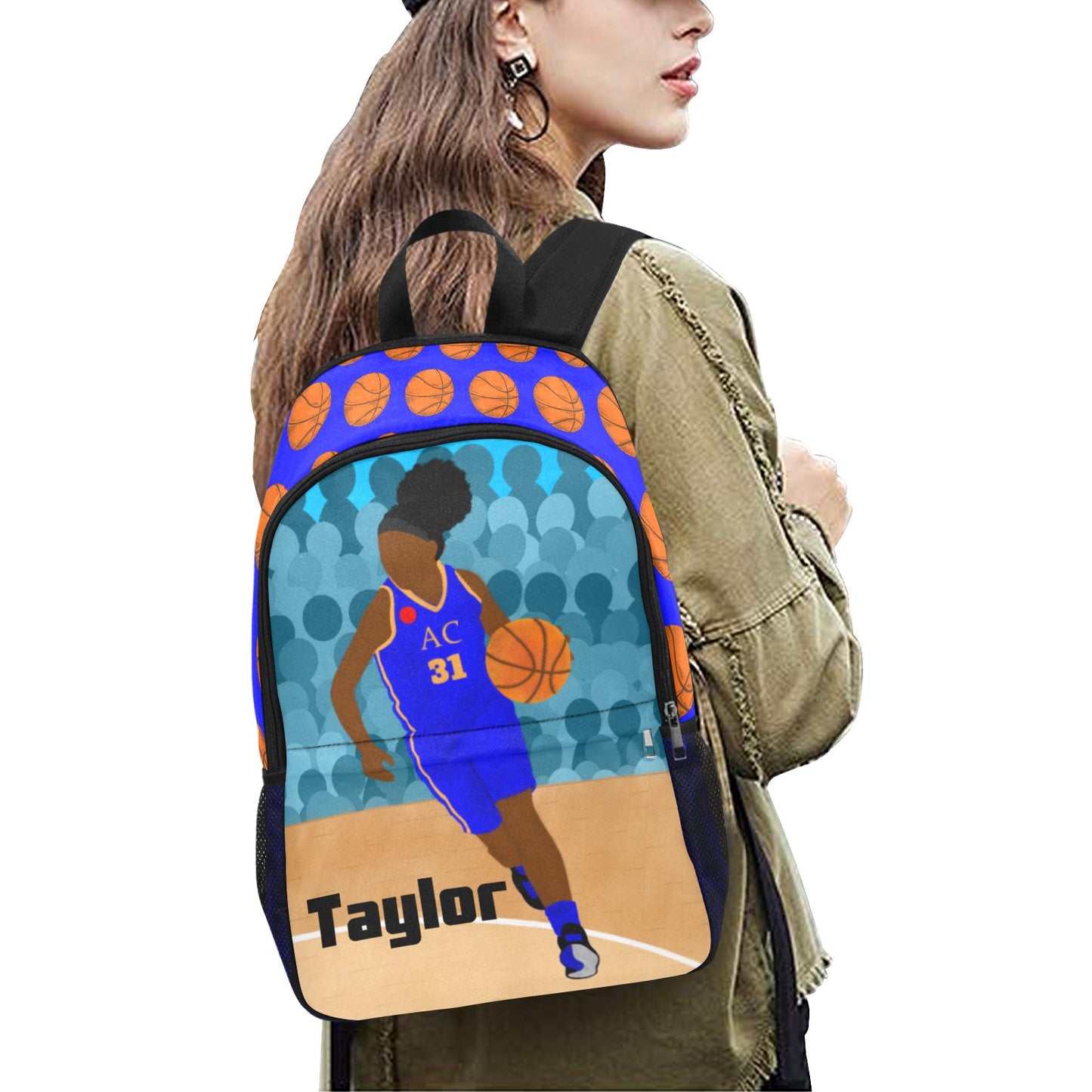 Active Cutie Basketball Backpack (PICK YOUR SKIN TONE)