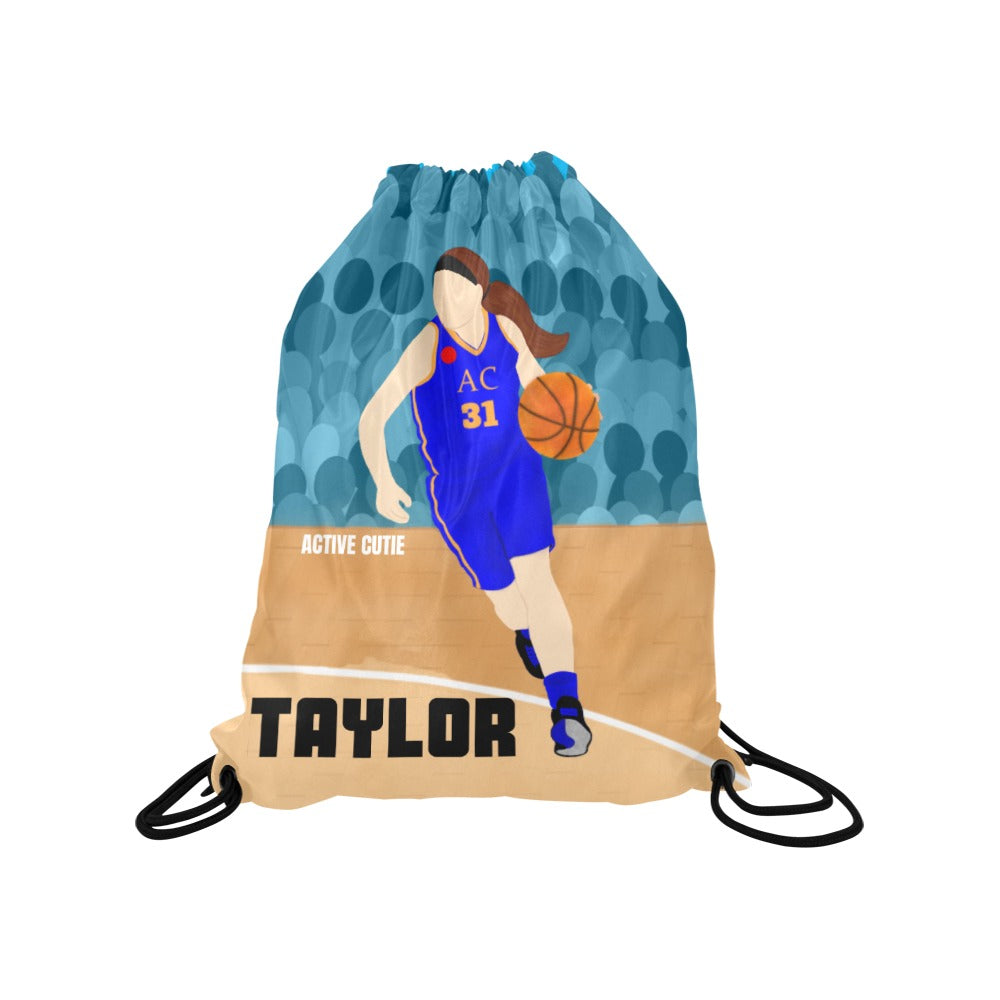 Active Cutie Basketball Drawstring Bag (PICK YOUR SKIN TONE)