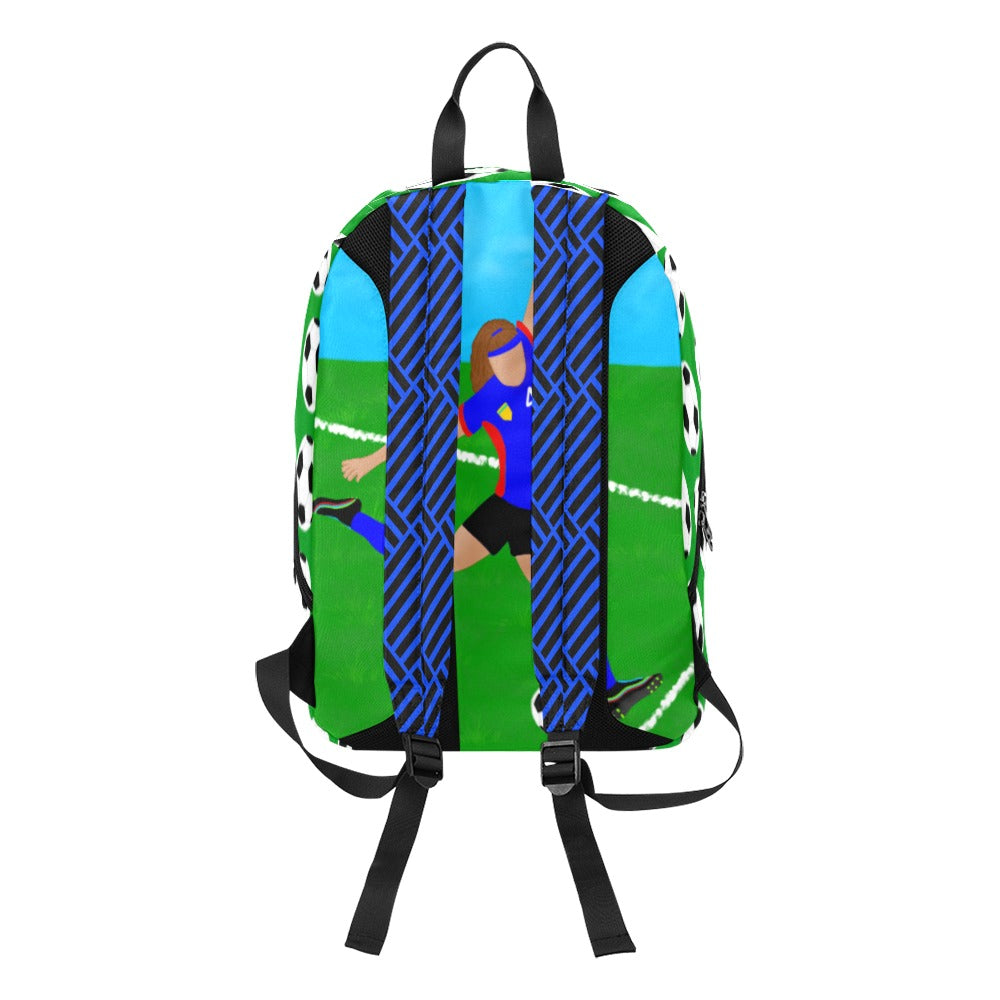 Active Cutie Soccer Large Capacity Backpack (PICK YOUR SKIN TONE)