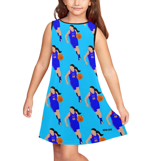 Active Cutie Basketball Kid's Dress (PICK YOUR SKIN TONE)