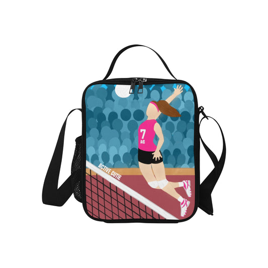 Active Cutie Volleyball Lunch Bag (PICK YOUR SKIN TONE)