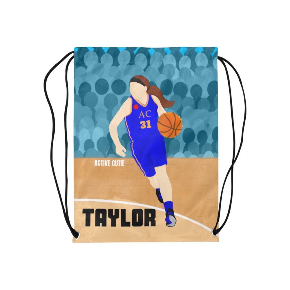 Active Cutie Basketball Drawstring Bag (PICK YOUR SKIN TONE)