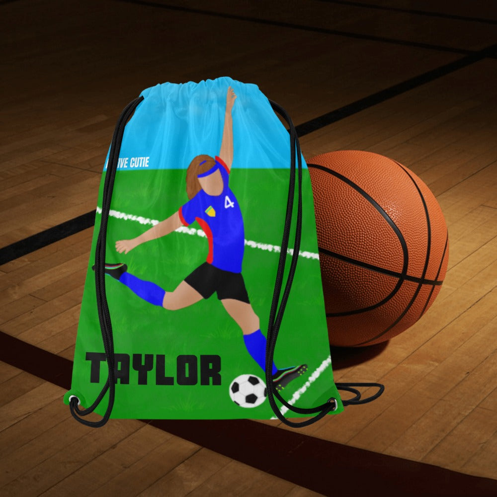 Active Cutie Soccer Drawstring Bag (PICK YOUR SKIN TONE)