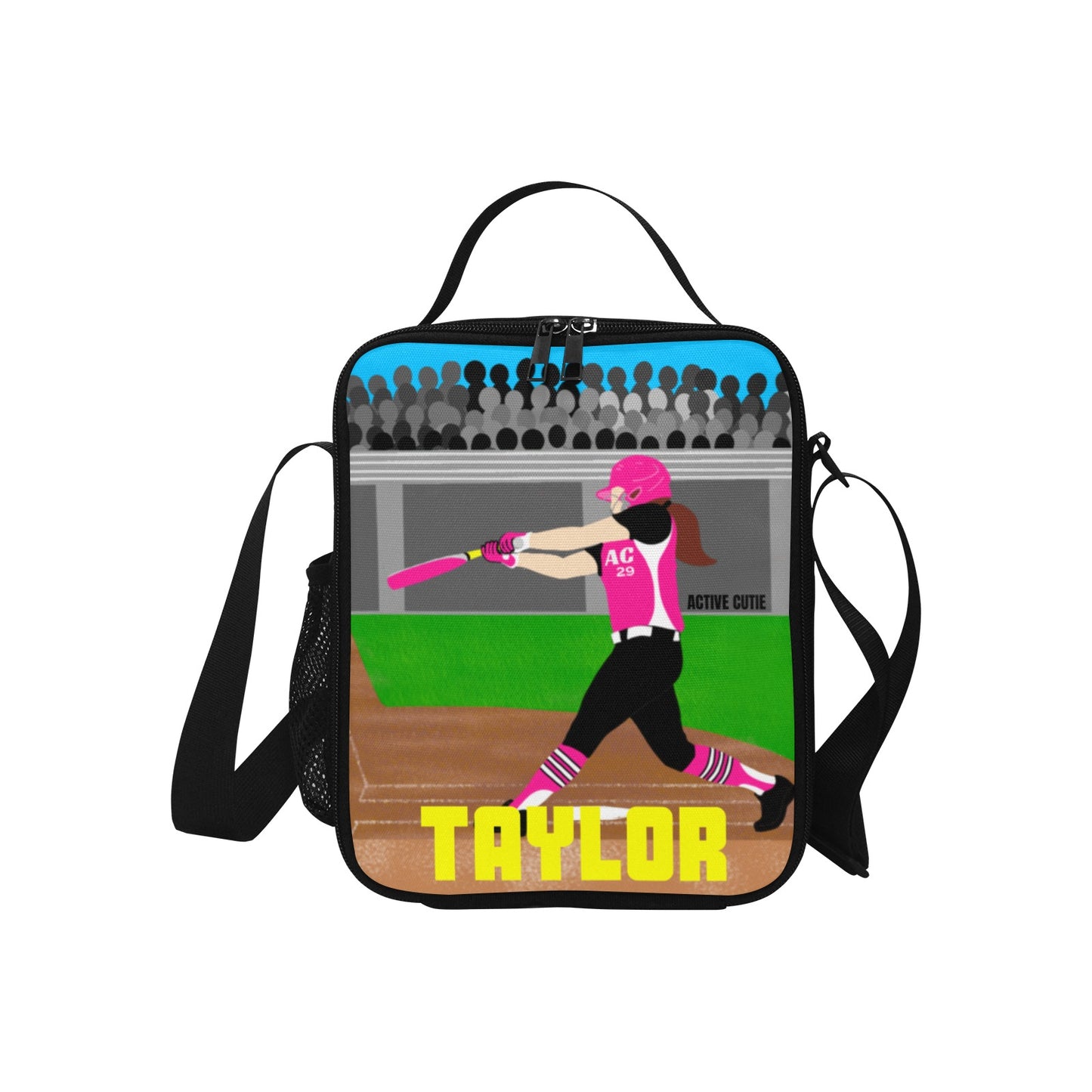 Active Cutie Softball Lunch Bag (PICK YOUR SKIN TONE)