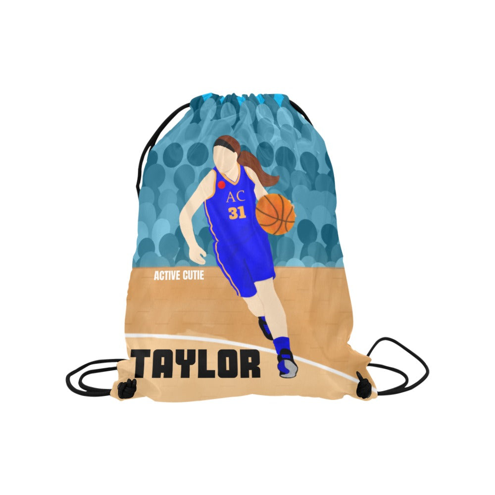 Active Cutie Basketball Drawstring Bag (PICK YOUR SKIN TONE)