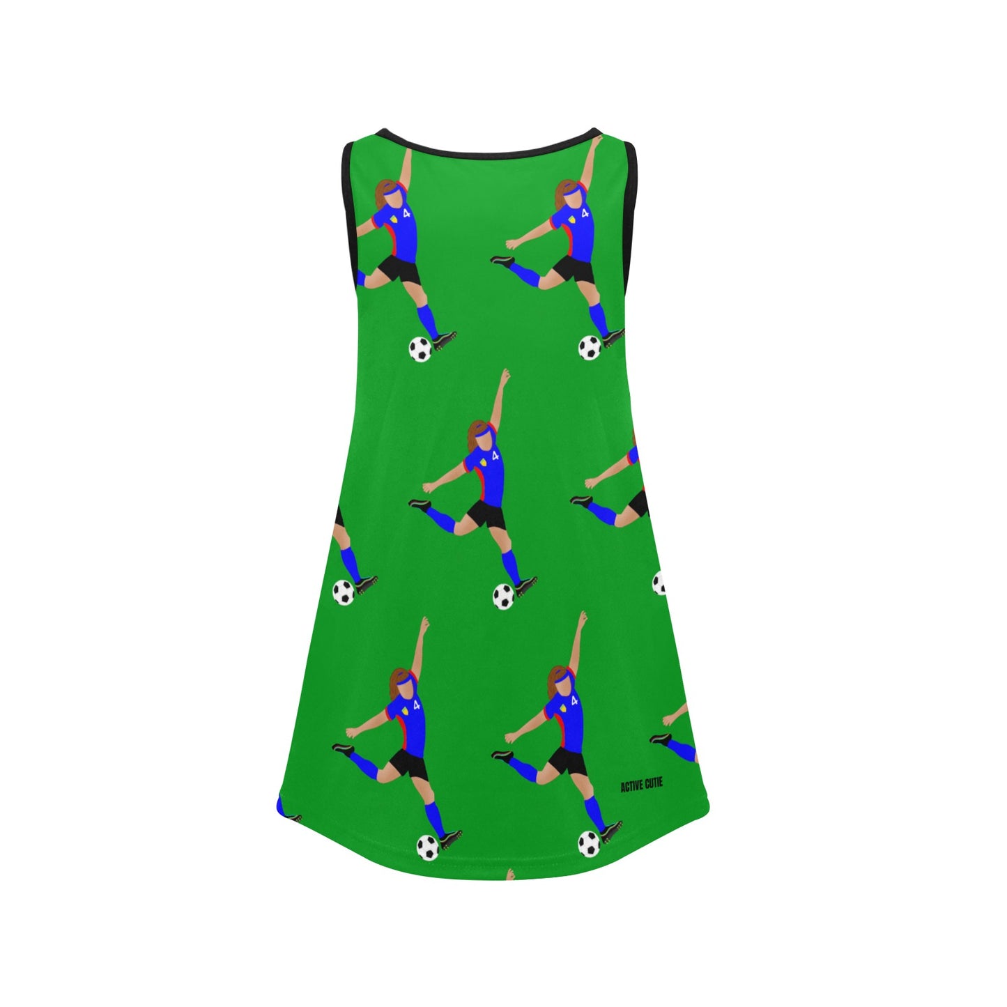 Active Cutie Soccer Kid's Dress (PICK YOUR SKIN TONE)
