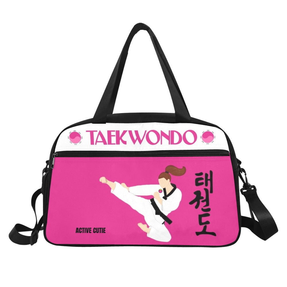 Active Cutie Taekwondo Martial Arts Travel Practice Bag with Shoe Compartment (PICK YOUR SKIN TONE)
