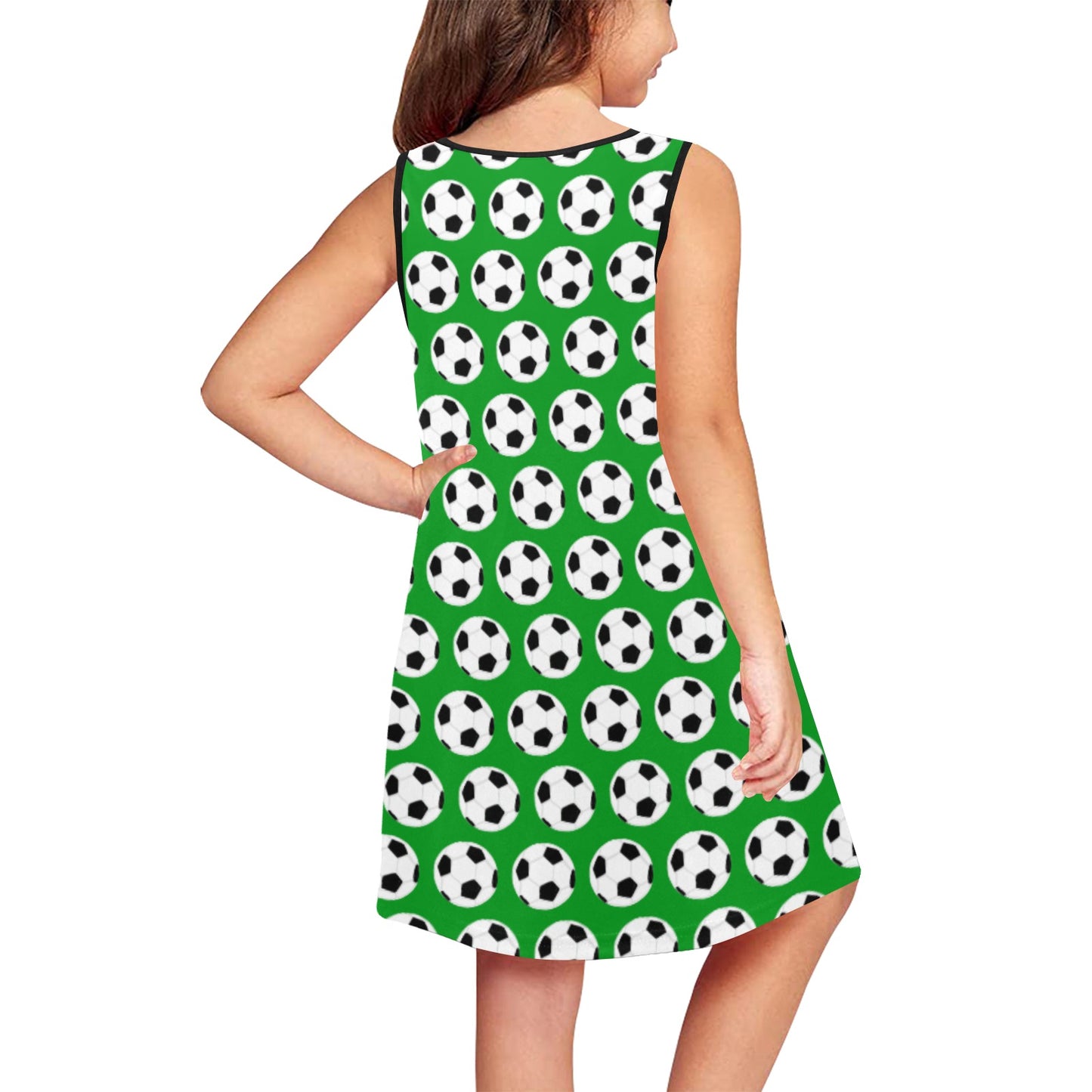 Active Cutie Soccer Kid's Dress (PICK YOUR SKIN TONE)