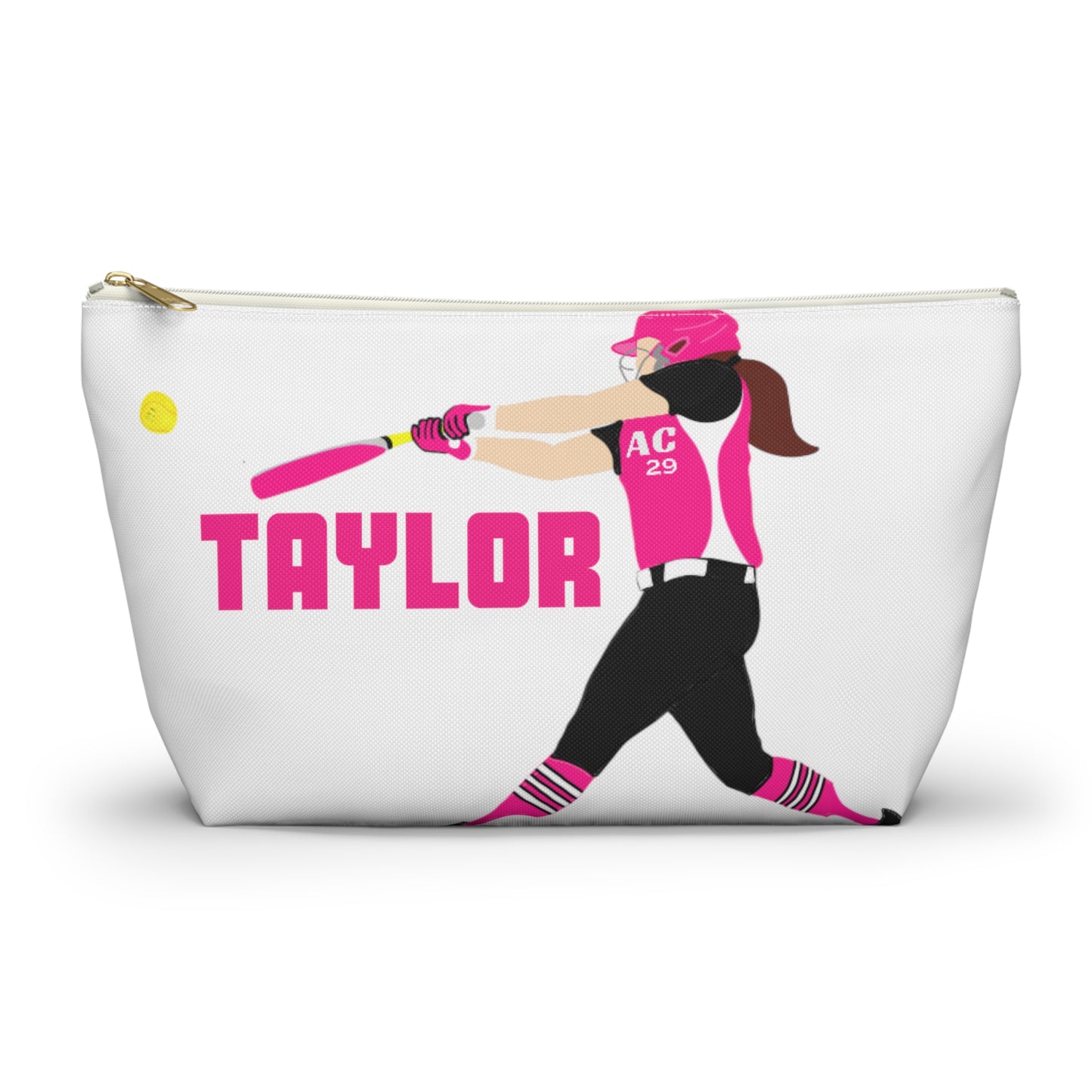 Active Cutie Softball Accessory Pouch(PICK YOUR SKIN TONE)