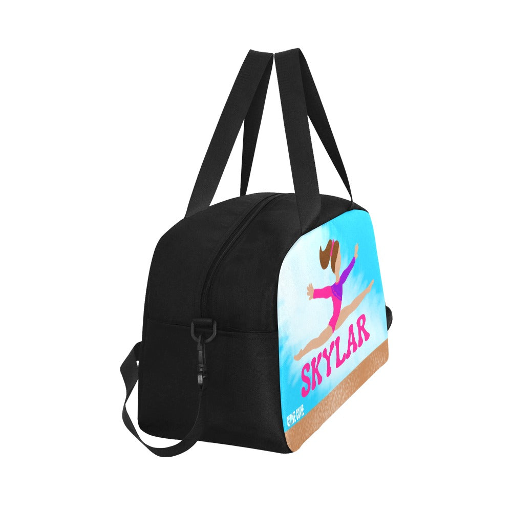 Active Cutie Gymnastics Travel Practice Bag with Shoe Compartment (PICK YOUR SKIN TONE)